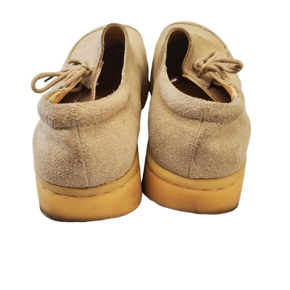 Vintage Nevada Candice Chunky Heel Suede Leather Shoes - Picture 3 of 6